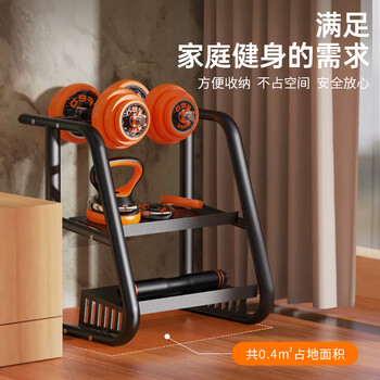 飞尔顿FED 哑铃架子健身家用哑铃小支架收纳托 铁质哑铃架通用