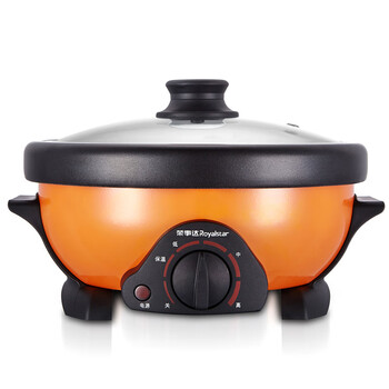 荣事达royalstar电火锅锅家用多功能电热锅电炒锅电煮锅炒菜电锅不粘