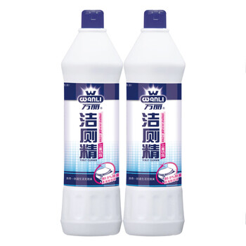 浪奇万丽除菌洁厕灵马桶清洁剂挂壁持久清新去味除黄垢洁厕剂液750g*2