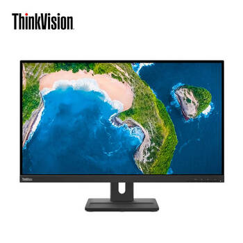 联想ThinkVision 27英寸2k显示器IPS屏幕 支架可升降莱茵护眼 商务显示器 办公护眼E27q-20