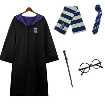 魔法袍cos全套表演校服演出服六一表演拉文克劳五件套成人xl176180cm