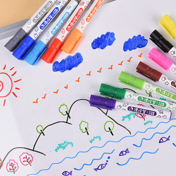 金万年【漂浮笔】12色水浮画白板笔儿童玩具水彩画笔水中画作画悬浮可擦小学幼儿园 G-06202 金万年【漂浮笔】12色水浮画白板笔儿童玩具水彩画笔水中画作画悬浮可擦小学幼儿园 G-06202