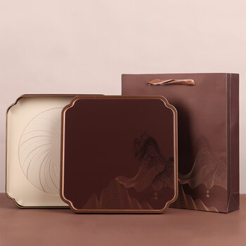 福昌洪茶饼铁盒包装盒礼盒空盒200g357克茶盒普洱茶福鼎白茶茶叶盒