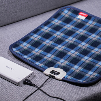 韩国进口b充电宝加热坐垫毯家用小电热毯办公室加热坐垫椅垫臀