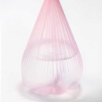 茶花平口垃圾袋多色40*45cm150只单面1丝塑料袋清洁袋收纳袋