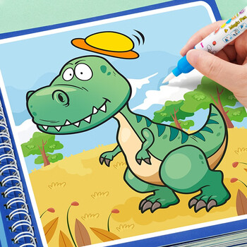 艾福儿儿童水画本宝宝画画不脏衣清水彩色涂鸦本子可反复使用3-8岁