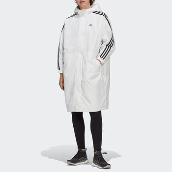 阿迪达斯（adidas） 棉服女冬季新款休闲运动长款棉衣外套保暖夹克GF0025 GF0026 M