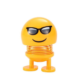 抖音表情包弹簧摇头公仔小黄人车载家居汽车摆件创意网红玩具礼品2019