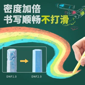 DSB迪士比 六角白色粉笔100支/盒 无尘黑板报专用儿童家用幼儿园涂鸦教学教师开学必备粉笔 CK-2106 DSB迪士比 六角白色粉笔100支/盒 无尘黑板报专用儿童家用幼儿园涂鸦教学教师开学必备粉笔 CK-2106