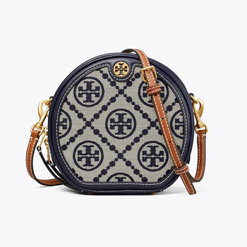 托里伯奇toryburchtbtmonogram老花圆饼单肩斜挎包满身logo88168tory