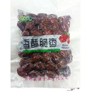 恒愎众恋香酸脆枣香酥无核休闲零食棕榈油红枣干嘎嘣脆枣252g大袋 252