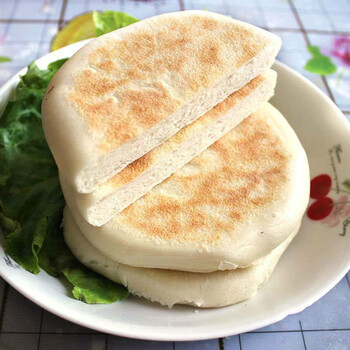 现做白吉馍肉夹馍用饼烧烤用饼里脊肉烧饼小饼手工烧饼家用加大8085g