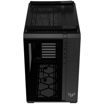 华硕TUF GAMING GT502 弹药库机箱 双仓设计/免工具拆卸/黑色海景房/创新散热/GPU支架
