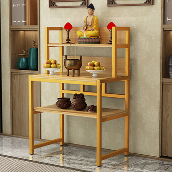 墨绩 现代简约供桌佛台家用经济型财神爷供奉桌供台神龛立柜佛桌贡