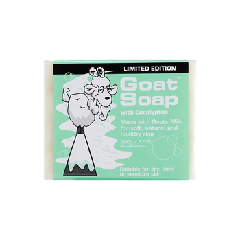 Goat Soap香皂儿童香皂澳洲山羊奶皂洗脸洗手洗澡香皂手工皂 桉叶味100g