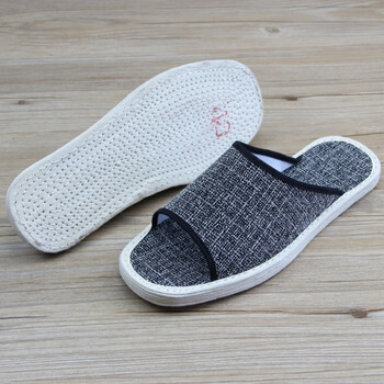 素人纯手工老北京布拖鞋男女手工千层底拖鞋居家防滑地板拖麻布休闲