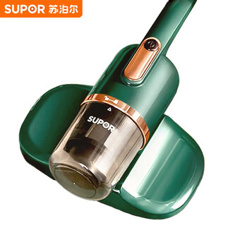 苏泊尔（SUPOR） 除螨仪 手持双拍打床铺除螨机家用吸尘 紫外线杀菌 VCM16A 复古绿