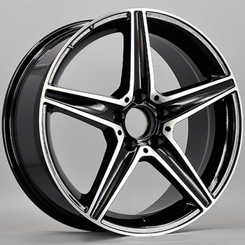 沃佳轮18寸改装轮毂适用于奔驰c级s系e系c200c260e300ls320s400黑色车