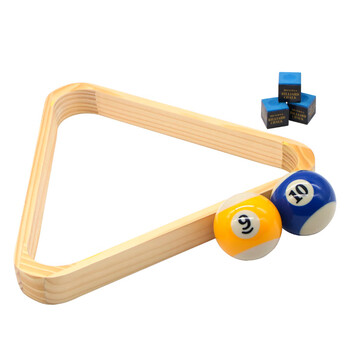 捍升 台球三角架 美式台球桌配件三脚架摆球框(特厚大号) 实木款 捍升 台球三角架 美式台球桌配件三脚架摆球框(特厚大号) 实木款