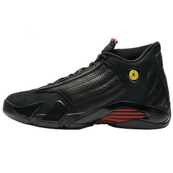 麂皮乔14男女篮球鞋复刻高品质素优米旗舰店 aj14黑红 40【图片 价格