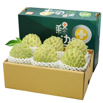 jd物流2021释迦果新鲜释迦摩尼果番荔枝牛奶释迦水果礼盒精选1个装