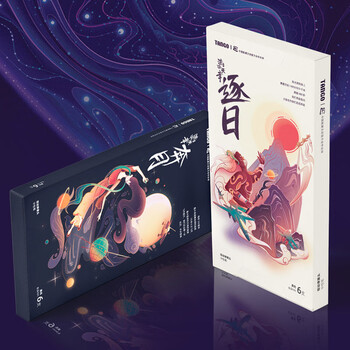 天章 （TANGO）【儿童节礼物】中国航展航天系列文具礼盒A5笔记本+中性笔便签纸砖胶带7件套纪念品 浩瀚天章款