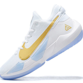 鞋字母歌2代实战耐磨防滑摩擦有声音纯原气垫运动鞋 字母哥2代白金 40