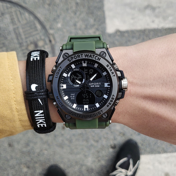 兴颖战术手表男款多功能运动防水电子表学生初高中电子表机械潮刀锋