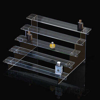 家小博亚克力展示架摆件放公仔娃娃梯形架子汽车模型收纳盲盒梯形收纳