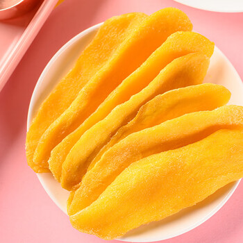 泰国味零食水果干果脯蜜饯混合一整箱特产小吃片大无丝芒果干500g2包
