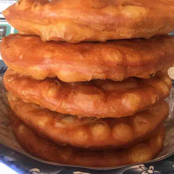 油饼子油香油饼宁夏传统小吃宁夏油香清真油饼手工油饼子5个5个微甜