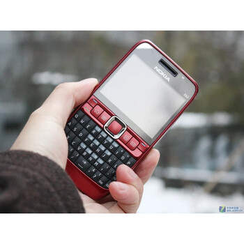 nokia诺基亚e63支持移动联通带wifi全键盘直板智能学生备用机 蓝色