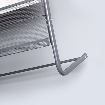 广博（GuangBo）单网格金属报刊杂志架书刊架 宣传册展示架落地资料架 办公室置物架 高0.78米 S42003