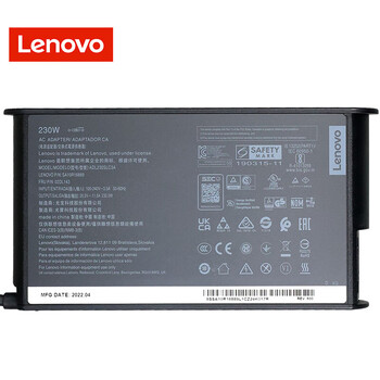 联想（Lenovo）原装 笔记本充电器 电源适配器 拯救者/ThinkPad电脑充电线230W方口电源线（20V11.5A）