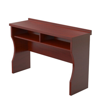 麦森会议桌 办公培训演讲台木质长条桌椅组合桌 1.2米双人位可定制