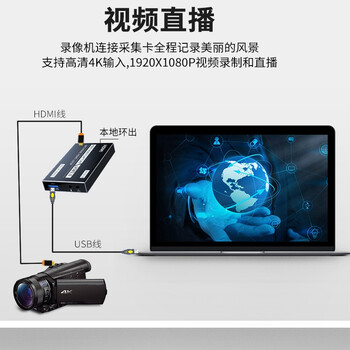 晶华 HDMI视频采集卡高清4K环出笔记本电脑相机手机switch游戏ps5直播录制黑神话悟空采集盒黑色Z812 晶华 HDMI视频采集卡高清4K环出笔记本电脑相机手机switch游戏ps5直播录制黑神话悟空采集盒黑色Z812