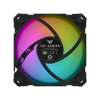 华硕TUF GAMING 侠光 TF120 机箱风扇 ARGB风扇/PWM温控调速/双层LED阵列