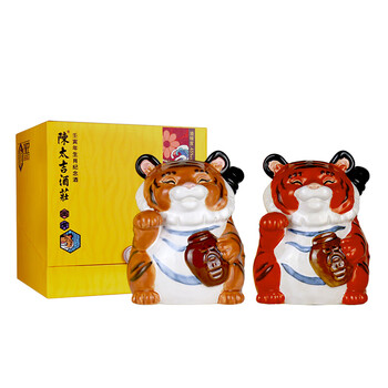 石湾酒厂石湾玉冰烧45度陈太吉酒庄壬寅年虎年生肖纪念酒500ml1瓶白酒