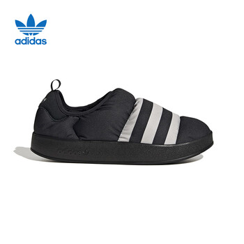 阿迪达斯adidas三叶草男鞋女鞋冬puffylette保暖一脚蹬运动鞋gy4559gy