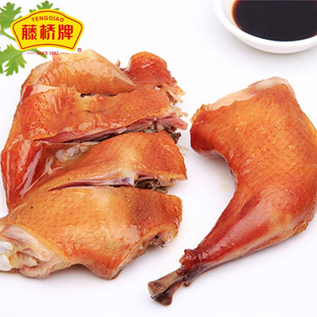 藤桥牌藤熏鸡扒鸡温州特色小吃休闲美食熟熏鸡400g熟食卤味凉菜下酒菜