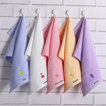 洁丽雅(Grace)儿童洗脸毛巾家纺 100%纯棉毛巾家用舒适柔软水果童巾面巾 四条装 洁丽雅(Grace)儿童洗脸毛巾家纺 100%纯棉毛巾家用舒适柔软水果童巾面巾 四条装