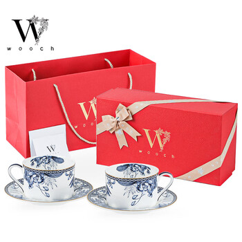 物取（WOOCH）咖啡杯新婚结婚礼物轻奢高级对杯乔迁搬家伴手礼送新人杯子礼盒