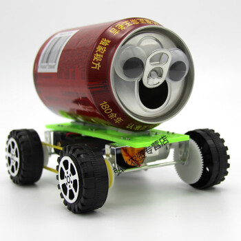 科技小制作四轮小车儿童科学手工发明拼装赛车托马斯火车自备易拉罐