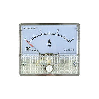 85c1直流电流表75mv直通1a5a100adc电流表56x64mm85c2指针表头 直流3a