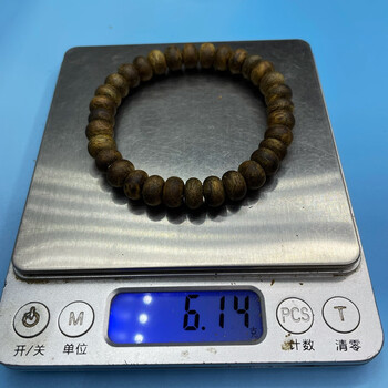 铂甄白奇楠沉香手串99分沉海南糖结苹果珠棋楠1号61克9mm