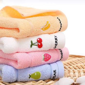 洁丽雅(Grace)儿童洗脸毛巾家纺 100%纯棉毛巾家用舒适柔软水果童巾面巾 四条装 洁丽雅(Grace)儿童洗脸毛巾家纺 100%纯棉毛巾家用舒适柔软水果童巾面巾 四条装