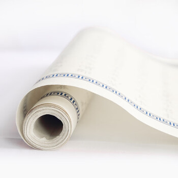 一海堂 文化 宣纸 毛笔字帖书法 文房四宝小楷书半生熟练字入门描红上林赋临摹长卷 上林赋5米长卷-白色