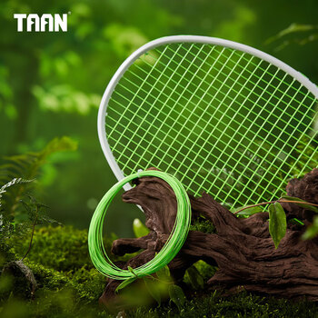 Taan泰昂羽毛球线高弹炫音羽拍专业线击球清脆羽精灵浅湖蓝单条