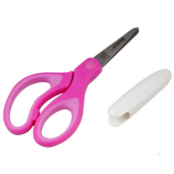 3M 思高 剪刀 儿童炫彩圆头剪刀/安全剪刀5英寸 1442B 1个装 粉色 新/原包装随机 3M 思高 剪刀 儿童炫彩圆头剪刀/安全剪刀5英寸 1442B 1个装 粉色 新/原包装随机