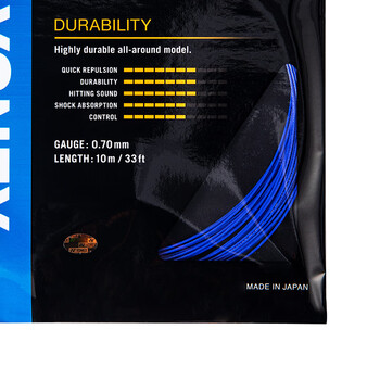 YONEX尤尼克斯羽毛球线耐打型高张力比赛训练力量型BG65Ti-002蓝色 YONEX尤尼克斯羽毛球线耐打型高张力比赛训练力量型BG65Ti-002蓝色